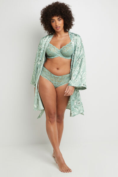 BARNEY DESHABILLE SATIN IMPRIMEE Vert clair