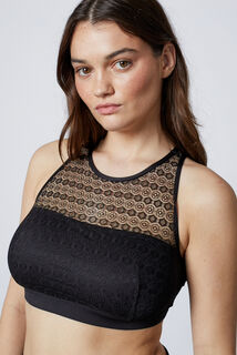 FACETTE MINI BUSTIER DENTELLE NOIR