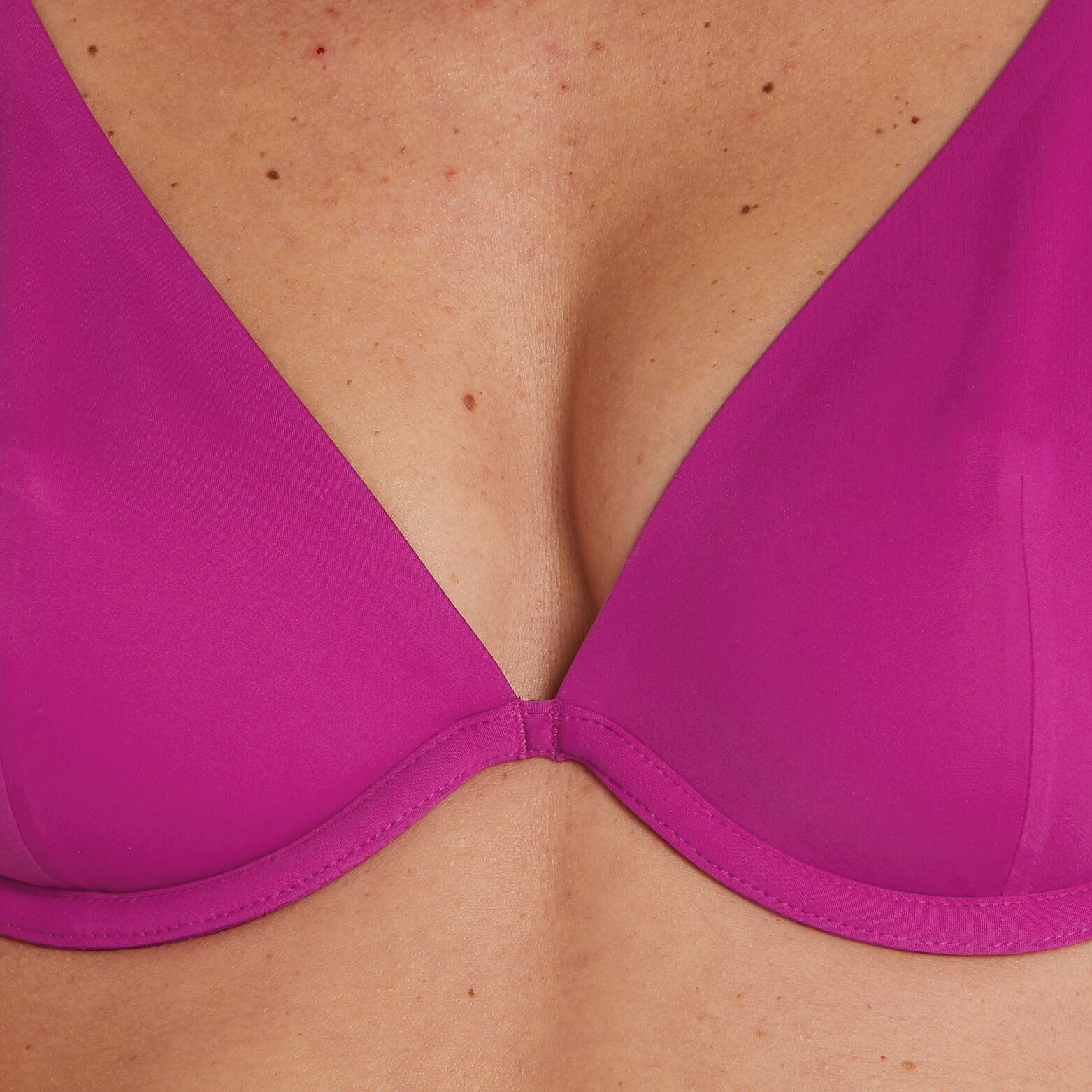 JANE MAILLOT DE BAIN TRIANGLE A ARMATURE FUCHSIA