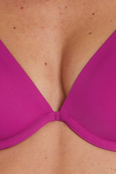 MAILLOT DE BAIN TRIANGLE A ARMATURE FUCHSIA
