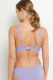 DENTELLE SOUTIEN-GORGE AMPLI FOULARD LILAS