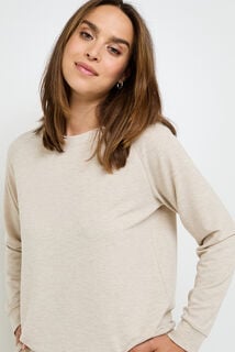 HOBBY TEE-SHIRT MANCHES LONGUES BEIGE