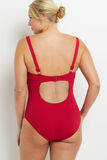 LOTUS MAILLOT DE BAIN 1PC GRANDS BONNETS ROUGE