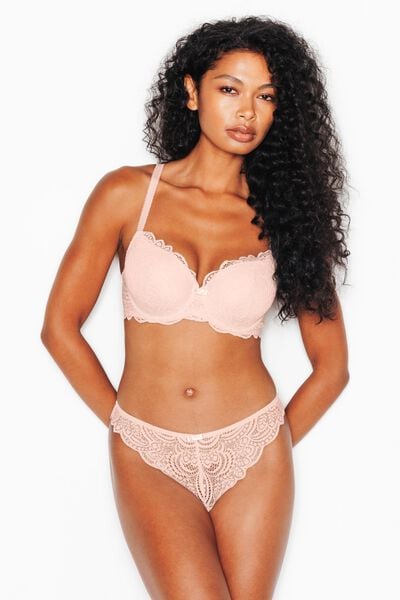 TANGA DENTELLE POUDRE