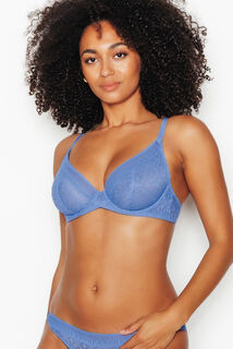 SWEET soutien-gorge triangle dentelle BLEU