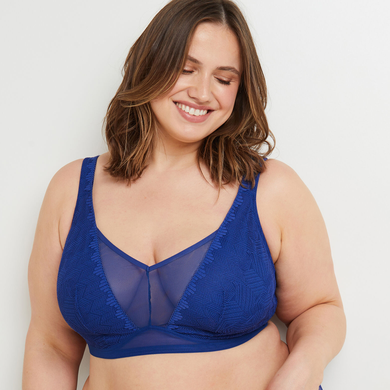 DORIS SOUTIEN-GORGE SANS ARMATURES  BLEU
