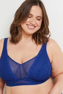 DORIS SOUTIEN-GORGE SANS ARMATURES  BLEU
