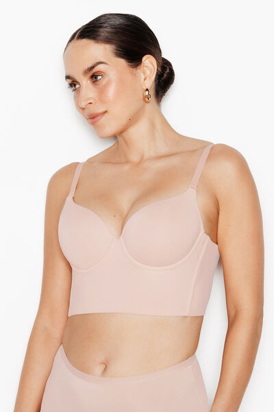 SOUTIEN-GORGE AMPLI DOS NU MICROFIBRE NATUREL