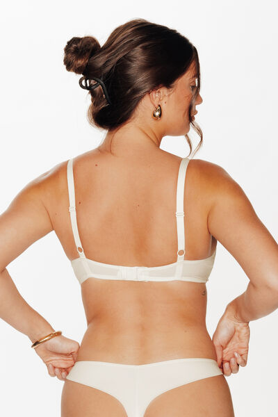 INES SOUTIEN-GORGE AMPLIFORME DENTELLE ECRU