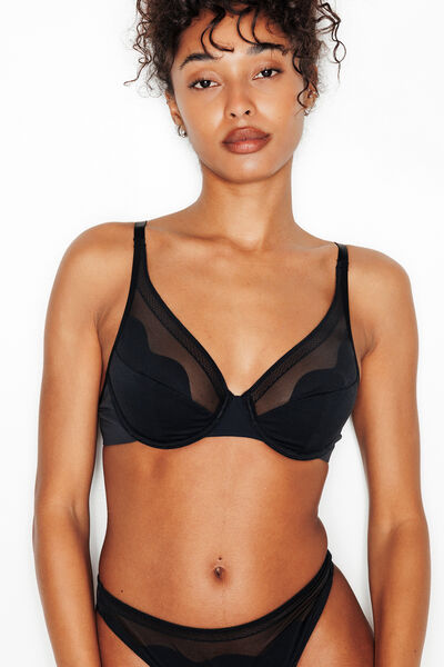SOUTIEN-GORGE ARMATURE NOIR