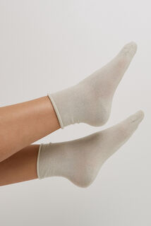 GALAXIE PAIRE DE CHAUSSETTES A PAILLETTES PEAU