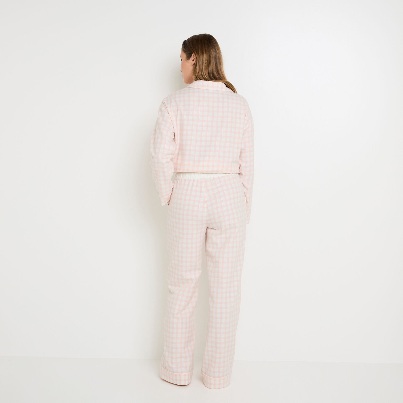 Ensemble FAMILLE rose chemise & pantalon