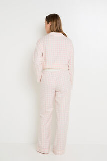 Ensemble FAMILLE rose chemise & pantalon