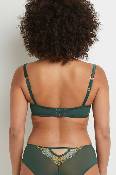 BETSY SOUTIEN-GORGE CORBEILLE TULLE VERT FONCE