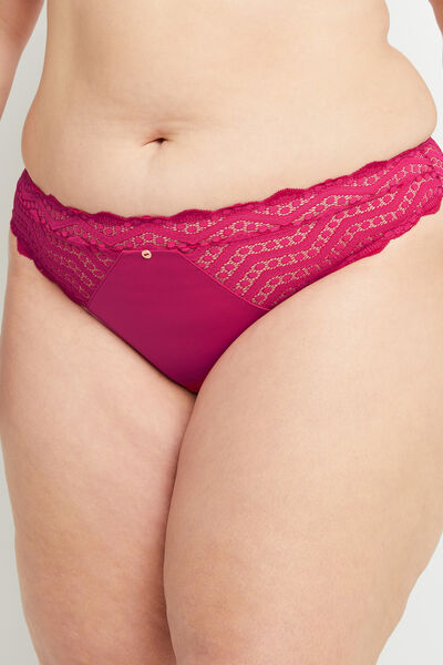 BEATRICE TANGA DENTELLE FUCHSIA