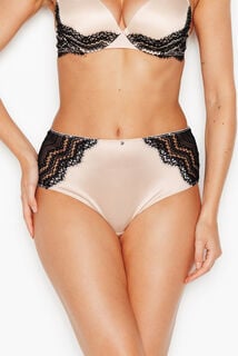 KYARA CULOTTE TAILLE HAUTE MICROFIBRE CHAMPAGNE
