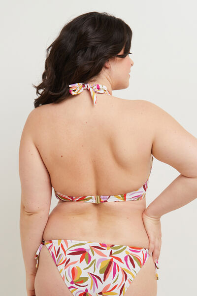 MAYA MAILLOT DE BAIN TRIANGLE  MULTICO BLANC
