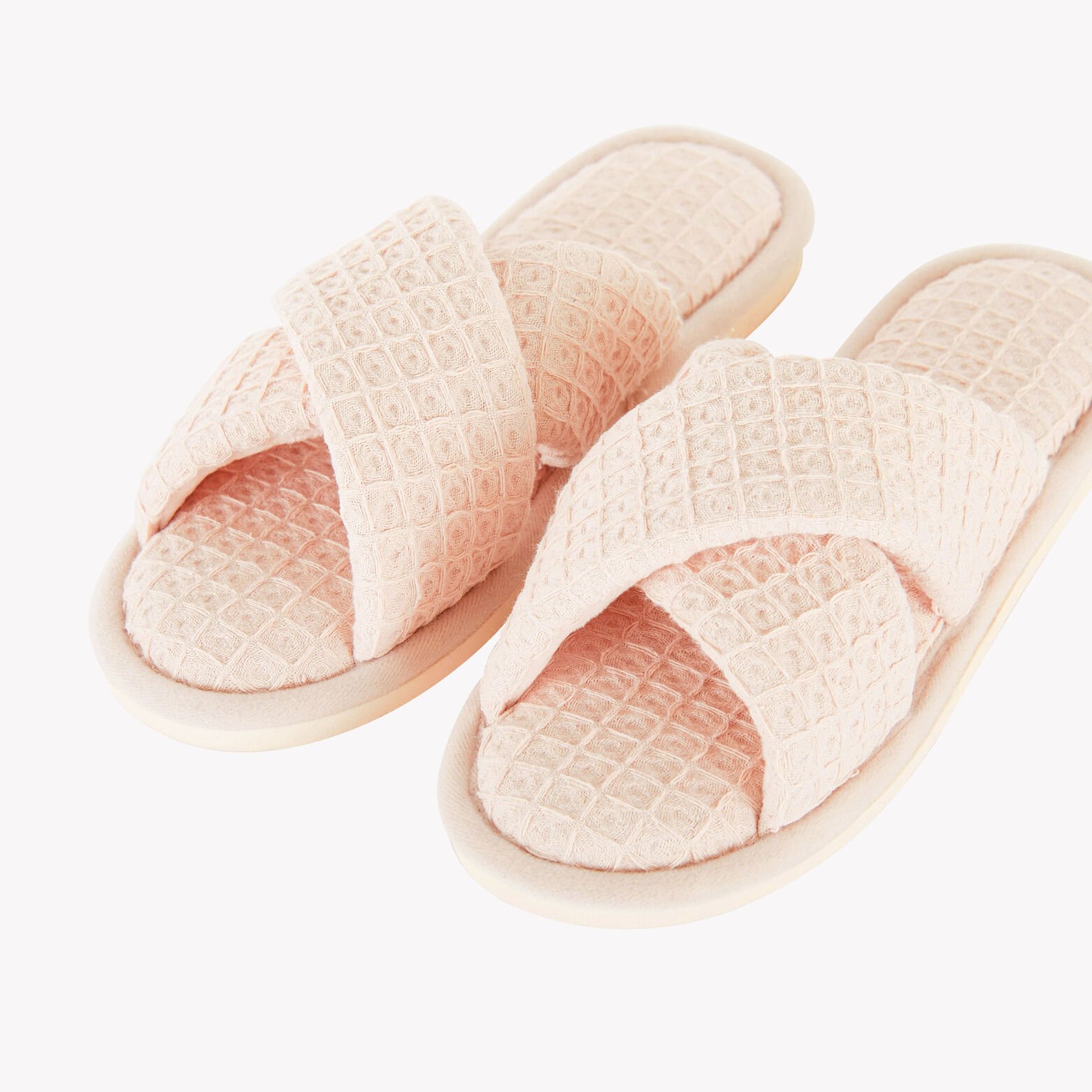 PIMPRENELLE CHAUSSONS MULES ROSE