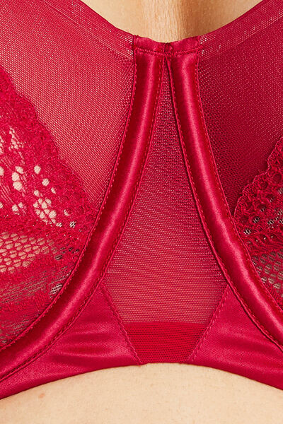 TRINITY SOUTIEN-GORGE GRANDS BONNETS ROUGE