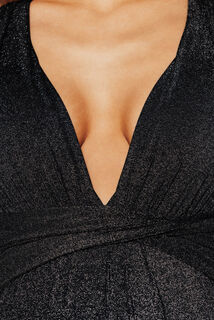 NESS Maillot de bain 1 Pi&egrave;ce sans armatures NOIR