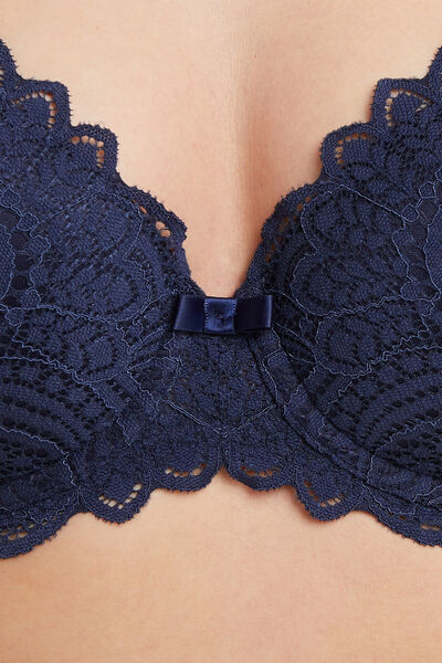 DENTELLE SOUTIEN-GORGE AMPLIFORME MARINE