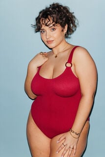 PIA MAILLOT DE BAIN 1 PIECE BORDEAUX