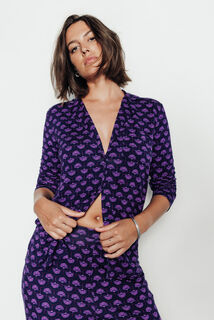 CAMILLE Chemise manches longues MULTICO ROSE