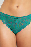 DENTELLE TANGA VERT