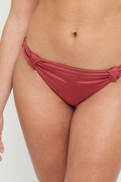 MAILLOT DE BAIN SLIP MIDI BORDEAUX