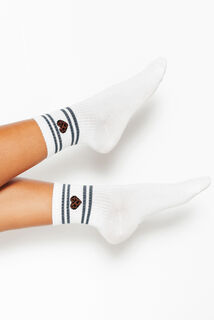 CHOU PAIRE DE CHAUSSETTES MULTICO BLANC