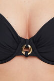 LANA MAILLOT DE BAIN EMBOITANT COULISSE NOIR