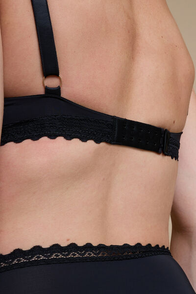 DOUCE SOUTIEN-GORGE ALLAITEMENT SANS ARMATURES NOIR