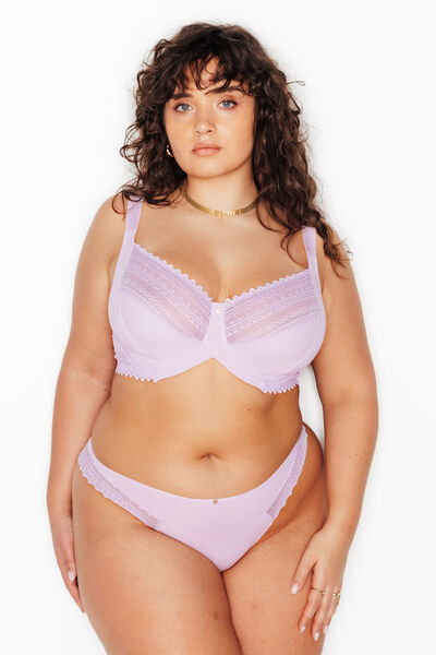SOUTIEN-GORGE GRANDE TAILLE LILAS