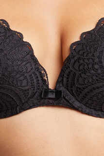 DENTELLE SOUTIEN-GORGE PUSH UP DENTELLE NOIR