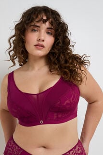 FRAN SOUTIEN-GORGE SANS ARMATURES PRUNE
