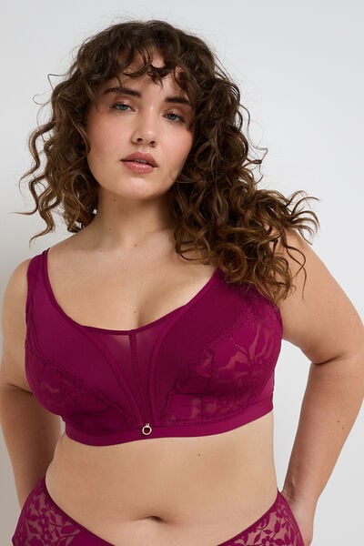 SOUTIEN-GORGE SANS ARMATURES PRUNE
