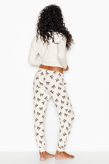JOLISA PANTALON DE PYJAMA MULTICO BLANC