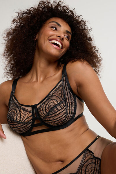 FELIN SOUTIEN-GORGE EMBOITANT NOIR