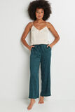 AROME PANTALON PALAZZO VISCOSE VERT