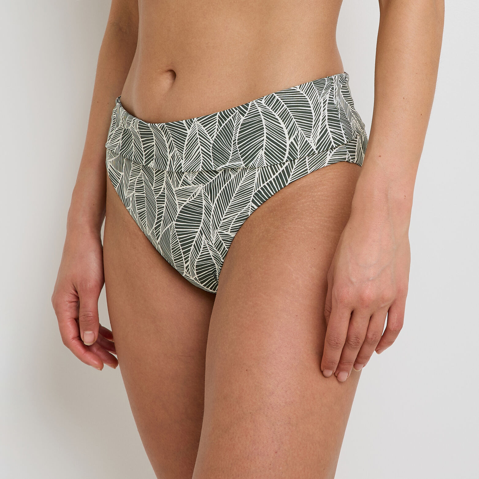 NAJA Maillot de bain culotte maxi MULTICO VERT