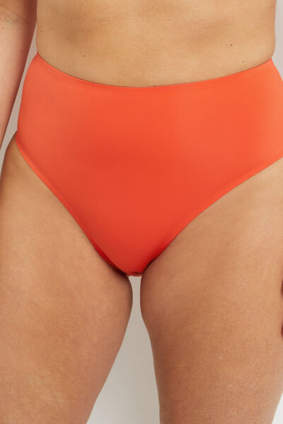 LISA MAILLOT DE BAIN CULOTTE HAUTE ORANGE