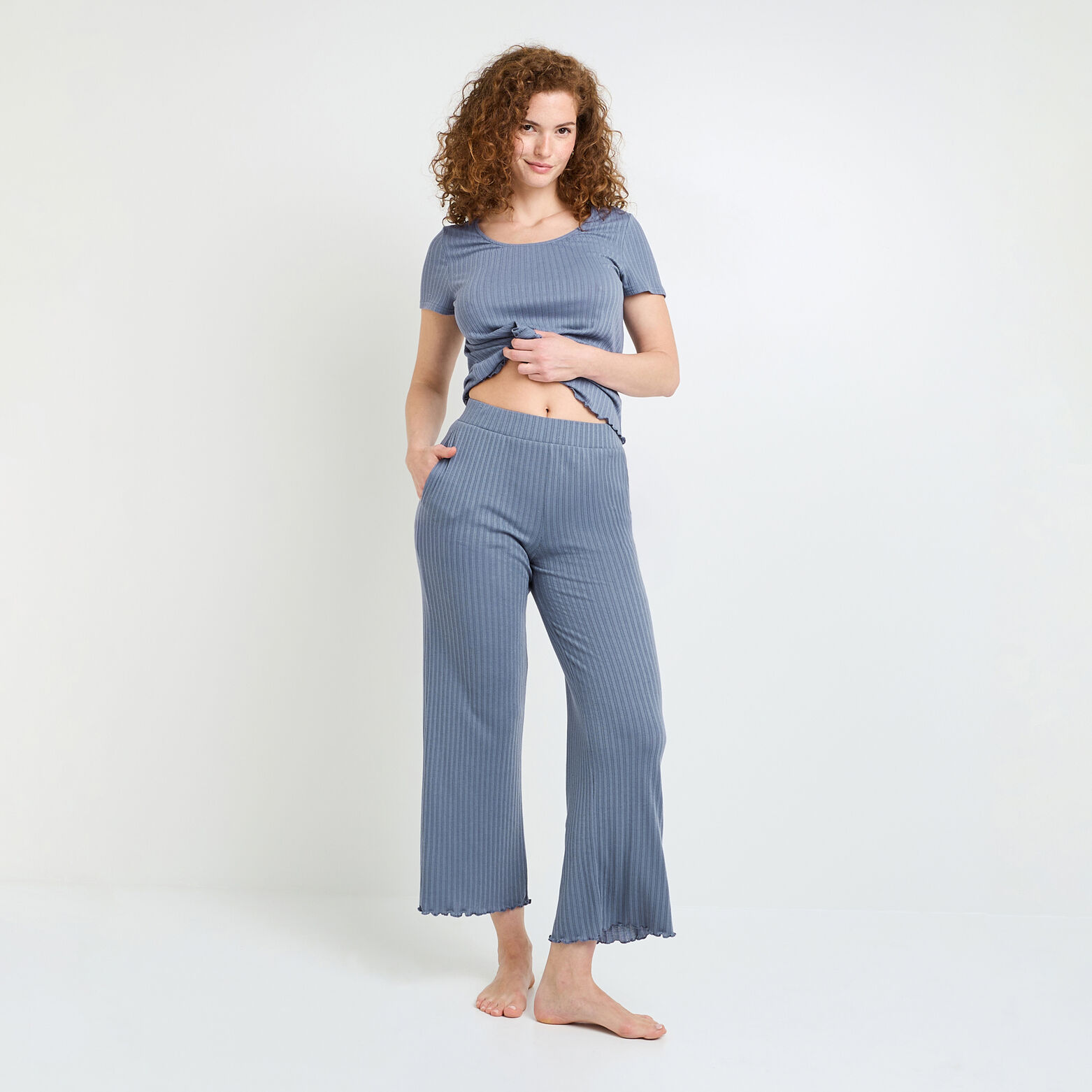 HABY Pantalon de pyjama BLEU