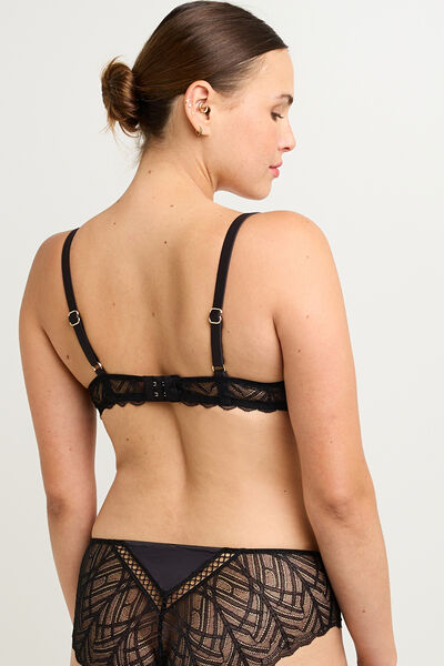 FEMME SOUTIEN-GORGE EMBOITANT DENTELLE NOIR