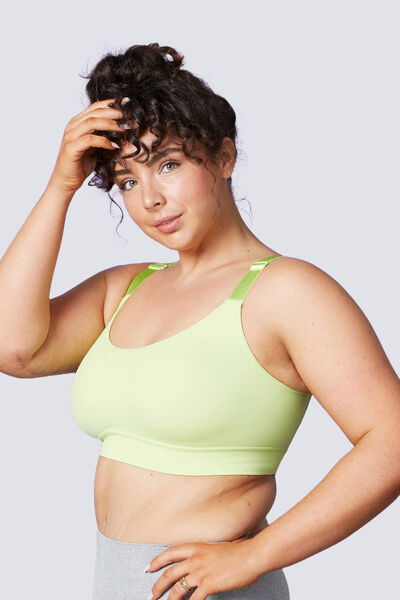 BRASSIERE SPORT DOUX VERT
