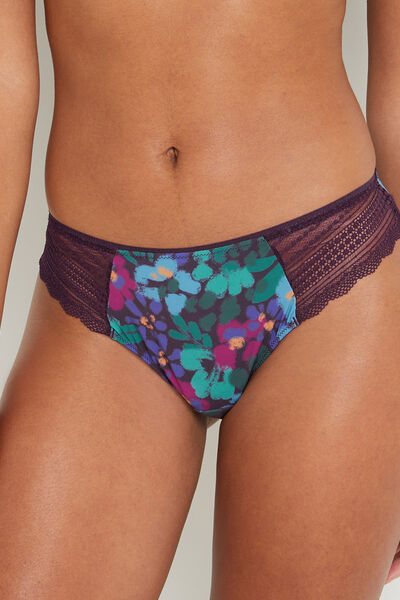 CULOTTE MICROFIBRE VIOLET