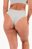 DOODIE TANGA TAILLE HAUTE SANS COUTURE GRIS