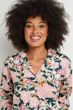 AROME CHEMISE DE PYJAMA VISCOSE VERT/ROSE