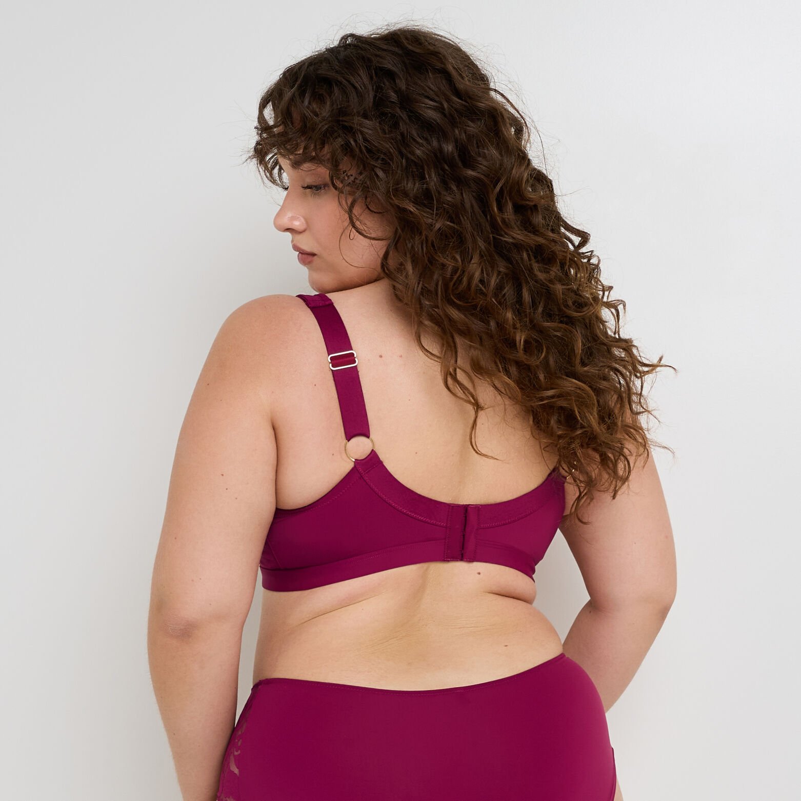FRAN SOUTIEN-GORGE SANS ARMATURES PRUNE