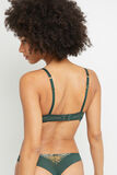 BETSY SOUTIEN-GORGE AMPLIFORME PLONGEANT VERT FONCE