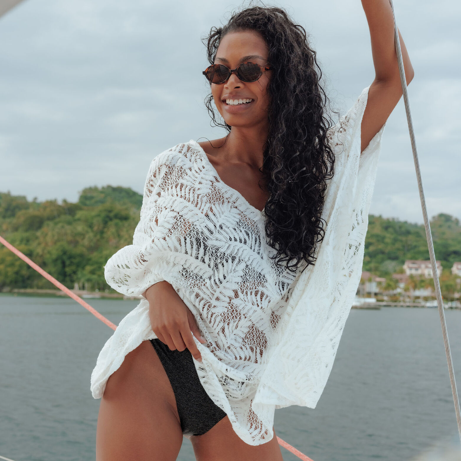 PAOLINA TUNIQUE DE PLAGE BLANC